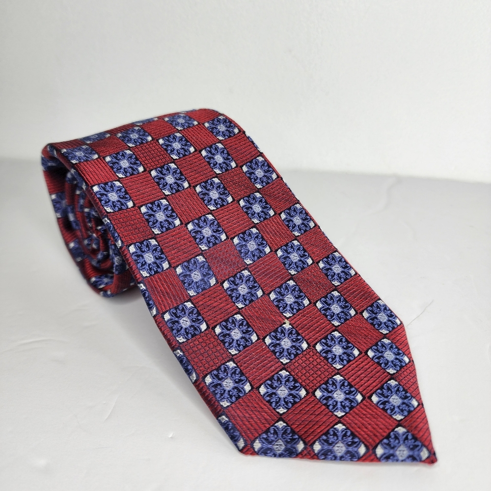 JOS.A.BANK Red Silk Tie.